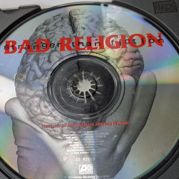 Bad Religion CD - Stranger Than Fiction (1994) - Picture 4 of 6
